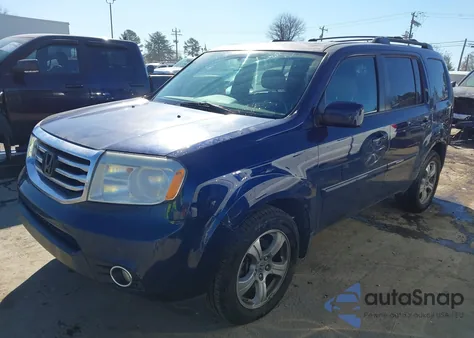 2014 Honda Pilot Ex-L из США, поврежденный, VIN 5FNYF3H5XEB005752